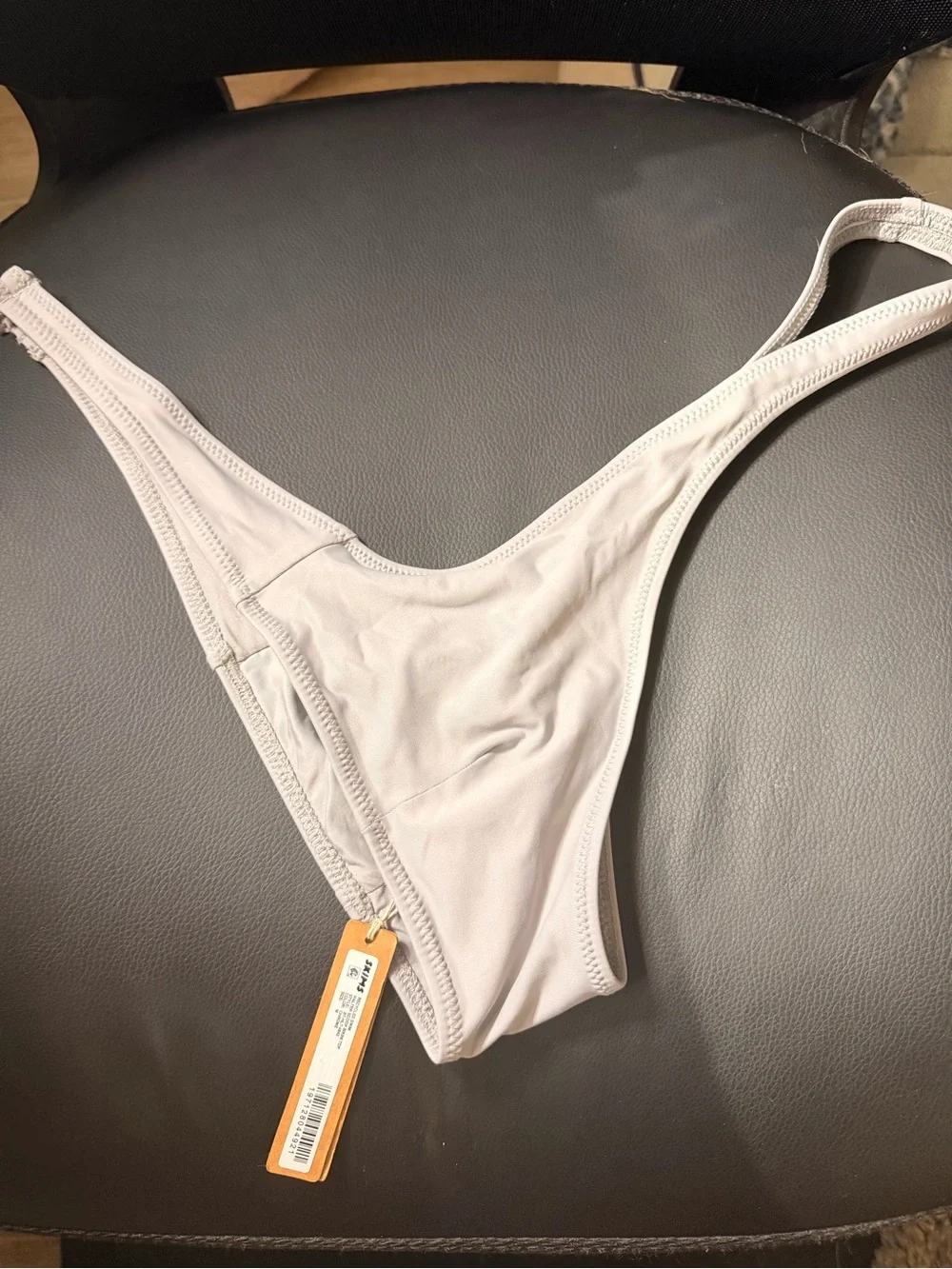 SKIMS haulter scoop chrome/Gray Bikini Bottom - M